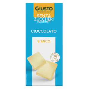 GIUSTO SENZA ZUCCHERO CIOCCOLATO BIANCO 85 G