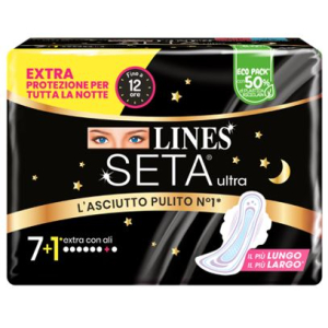 LINES SETA ULTRA ASSORBENTI EXTRA DWCT 7+1 PEZZI