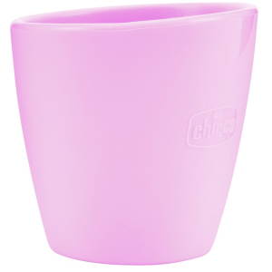 CHICCO BIBERON SILICONE ROSA 6 MESI+