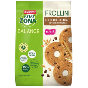 ENERZONA FROLLINI INTEGRALE GOCCE CIOCCOLATO 250 G