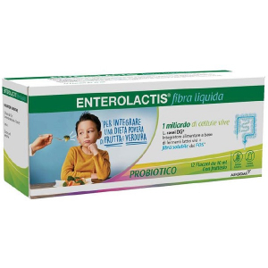 ENTEROLACTIS FIBRA LIQUIDA 12 FLACONCINI X 10 ML