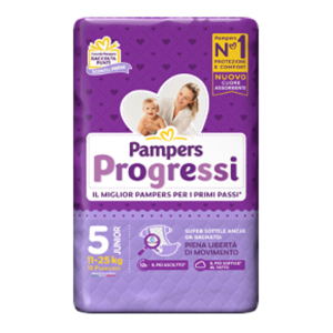 PAMPERS PROGRESSI JUNIOR 18 PEZZI