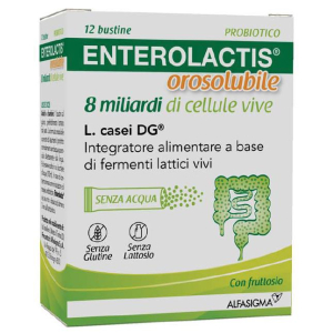 ENTEROLACTIS OROSOLUBILE 12 BUSTINE