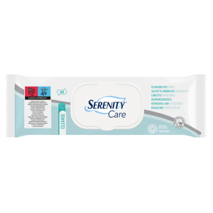 SERENITY CARE SALVIETTE UMIDIFICATE DETERGENTI 63 PEZZI