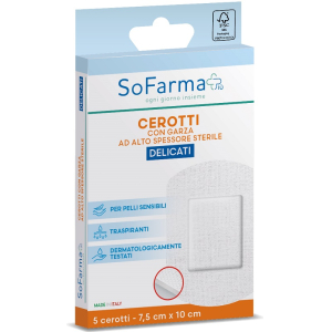 CEROTTI DELICATI 8X10 CM 5 PEZZI SOFARMAPIU'