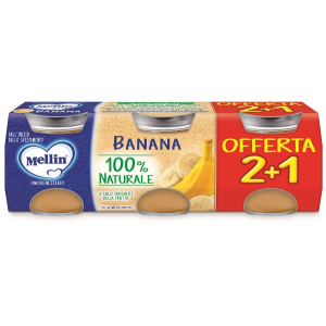 MELLIN OMOGENEIZZATO BANANA 3 PEZZI DA 100 G