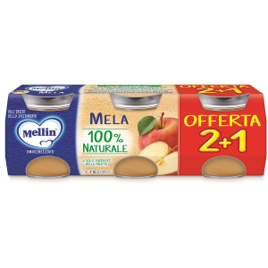 MELLIN OMOGENEIZZATO MELA 3PZ DA 100 G