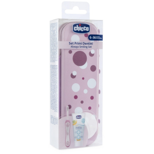 CHICCO SET DENTALE 6 MESI+ ROSA