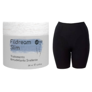 FILDREAM SLIM TRATTAMENTO RIMODELLANTE SNELLENTE KIT S/M 1 CREMA 200 ML + 1 PANTALONCINO S/M