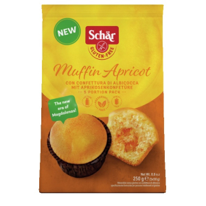 SCHAR MUFFIN APRICOT 5 PEZZI DA 50 G